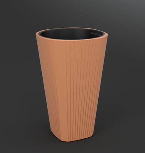 Květináč LAMELA MUZA_terakota_2